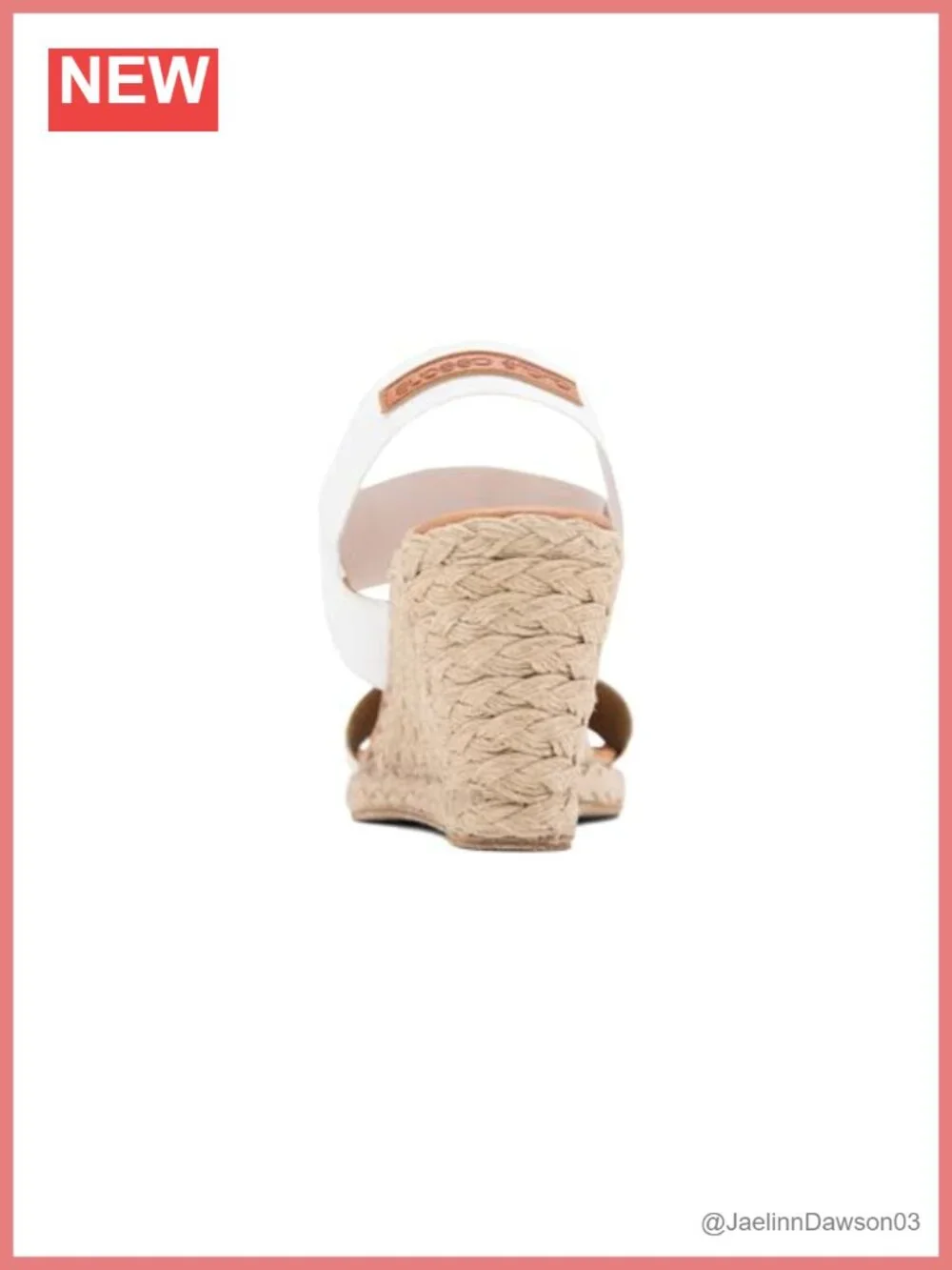 Andre Assous Women's Leather Espadrille Wedge Sandals